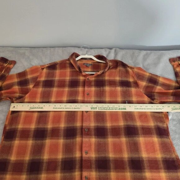 Eddie Bauer Classic Fit Flannel Shirt Mens 3XL Plaid Button Front Long Sleeve454 - Picture 5 of 7
